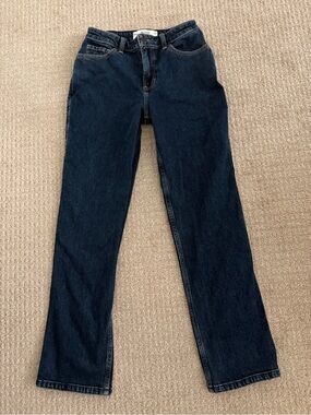 Hollister Dark Blue Straight-Leg Jeans